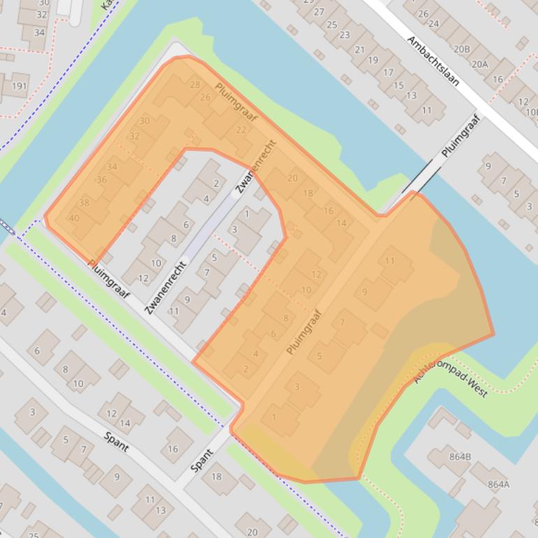 Kaart van postcodegebied 1567AB.