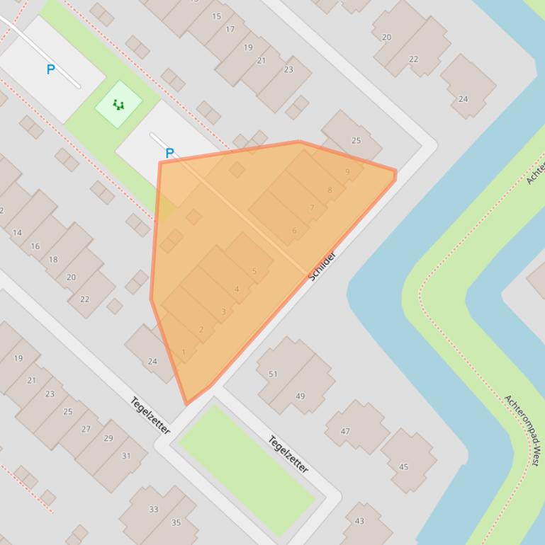 Kaart van postcodegebied 1567AH.