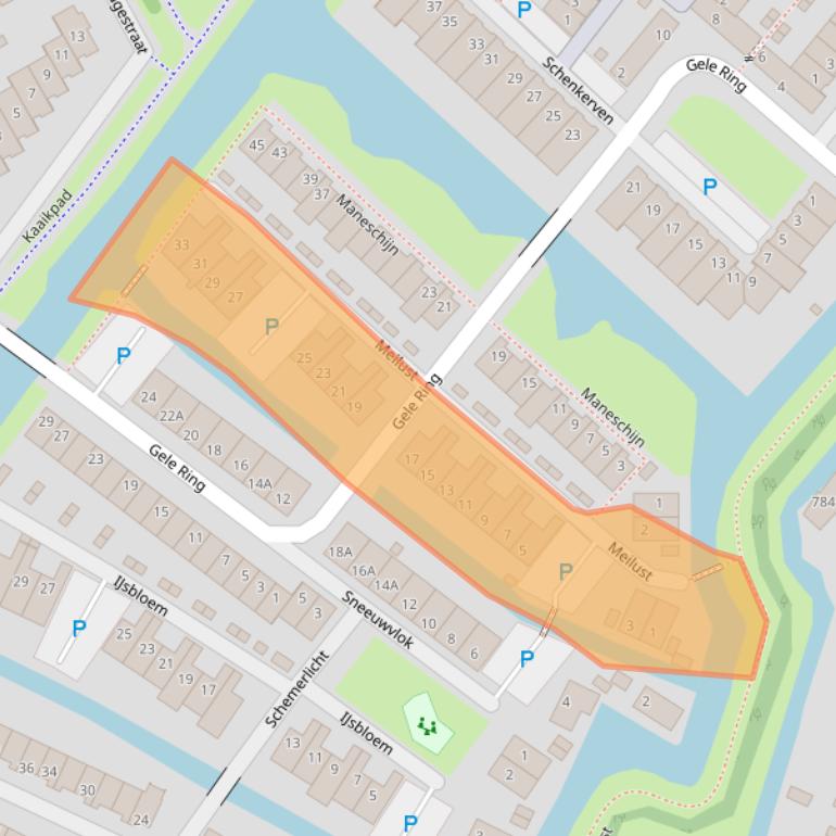 Kaart van postcodegebied 1567BK.