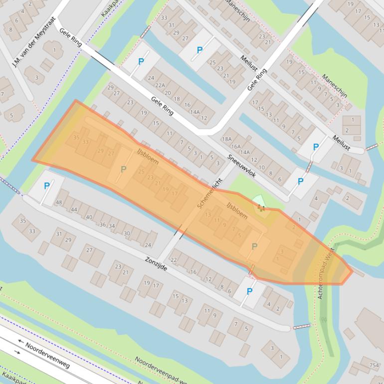 Kaart van postcodegebied 1567BM.