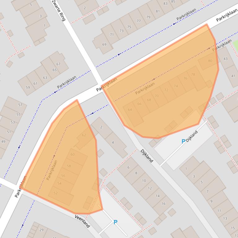 Kaart van postcodegebied 1567CD.
