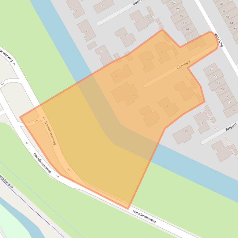 Kaart van postcodegebied 1567CK.