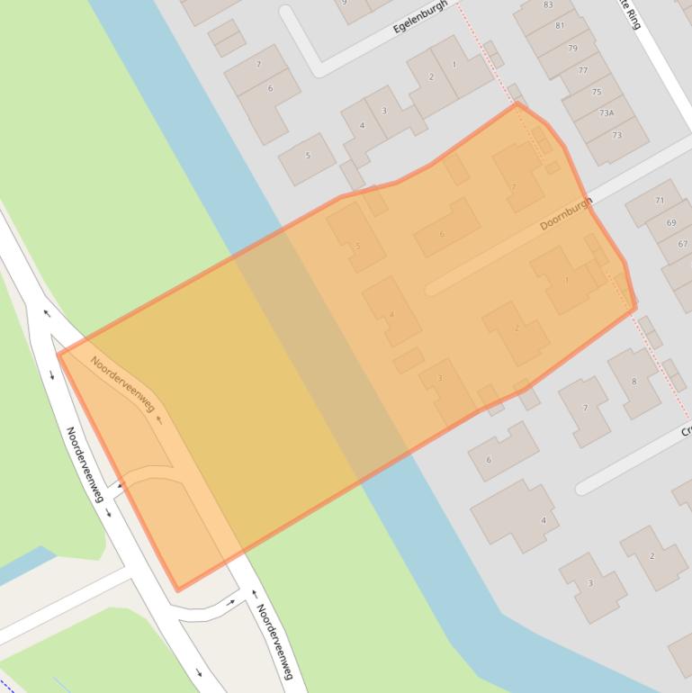 Kaart van postcodegebied 1567CL.