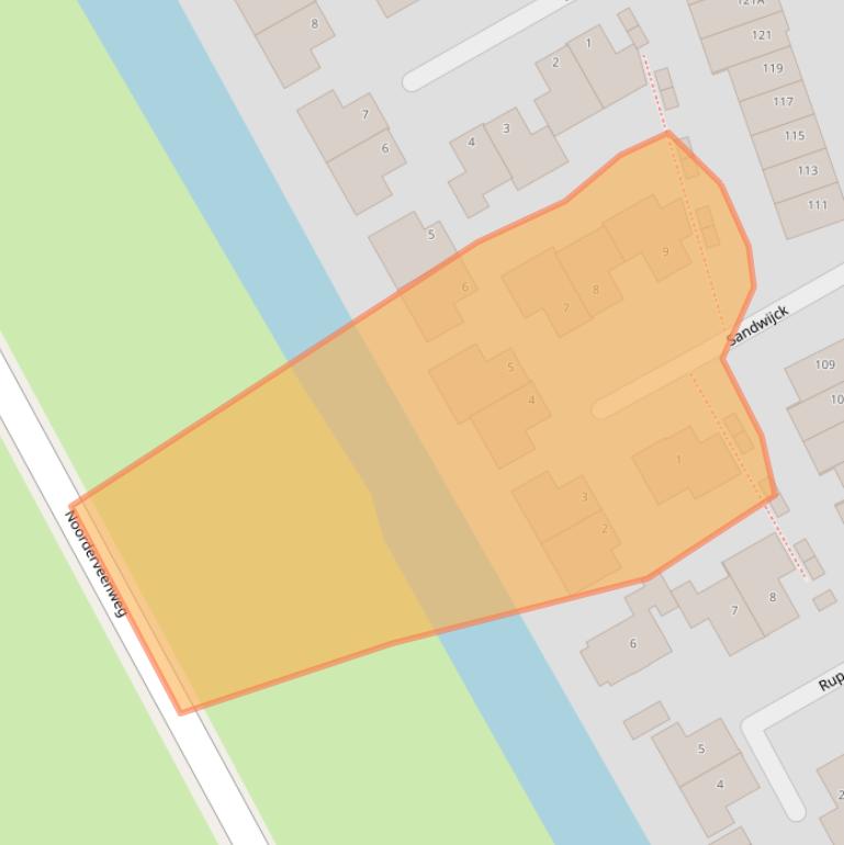 Kaart van postcodegebied 1567CP.