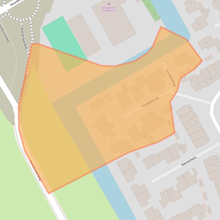 Kaart van postcodegebied 1567CS.