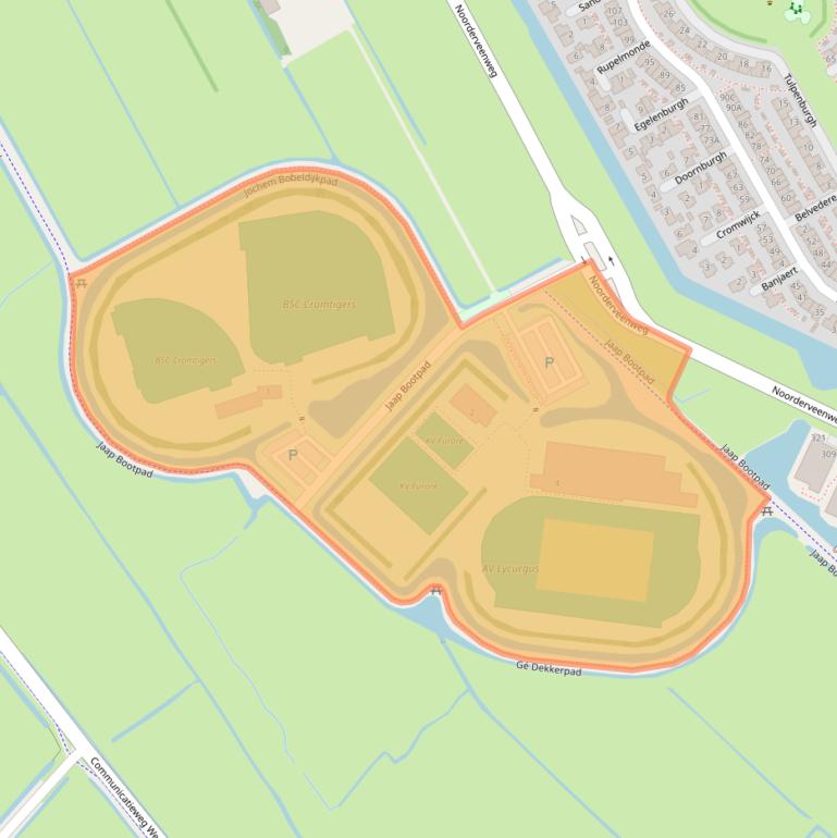 Kaart van postcodegebied 1567DA.