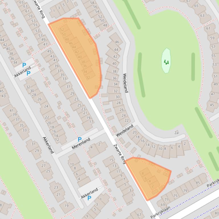 Kaart van postcodegebied 1567EE.