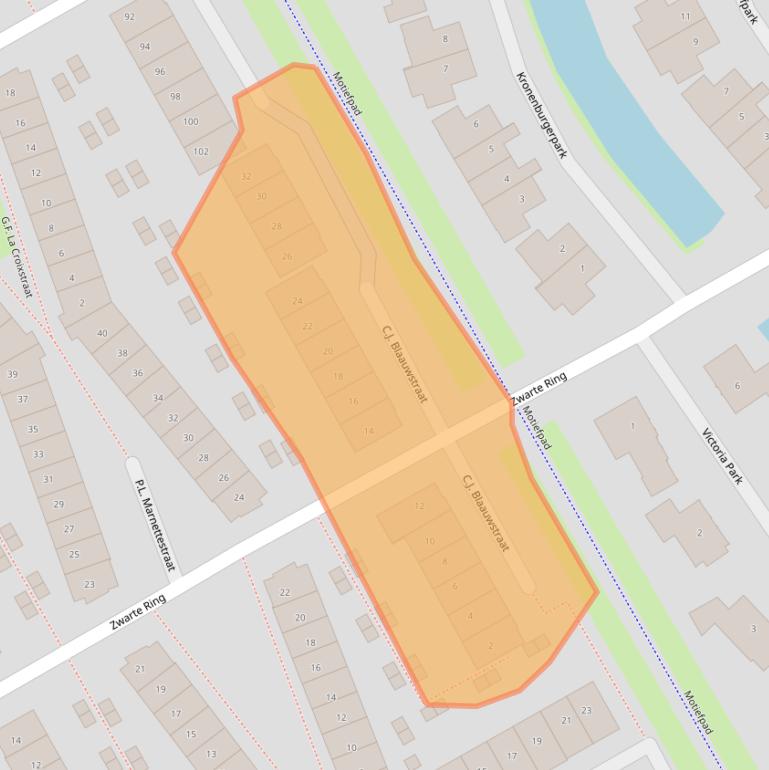 Kaart van postcodegebied 1567GN.