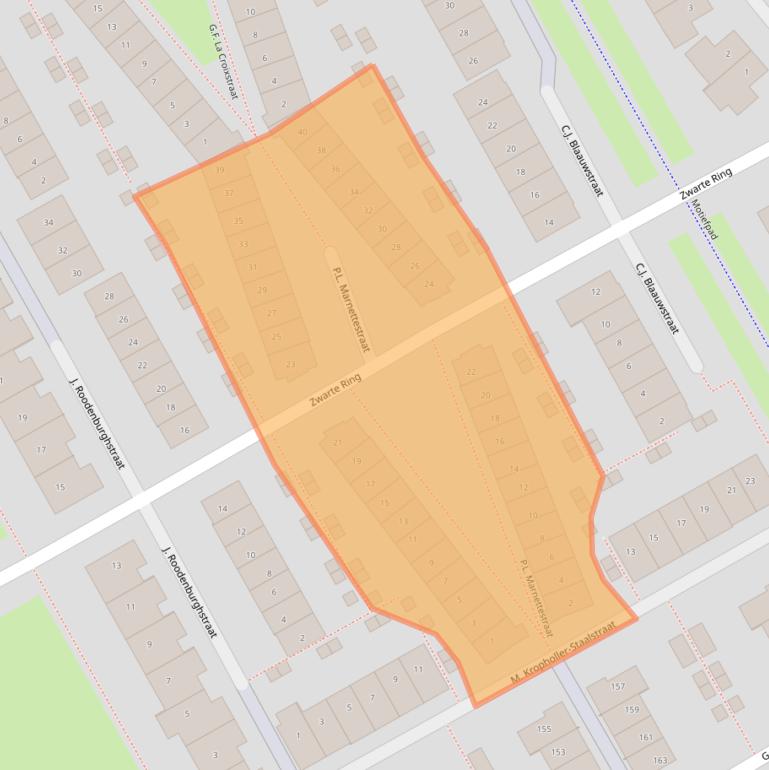 Kaart van postcodegebied 1567GP.