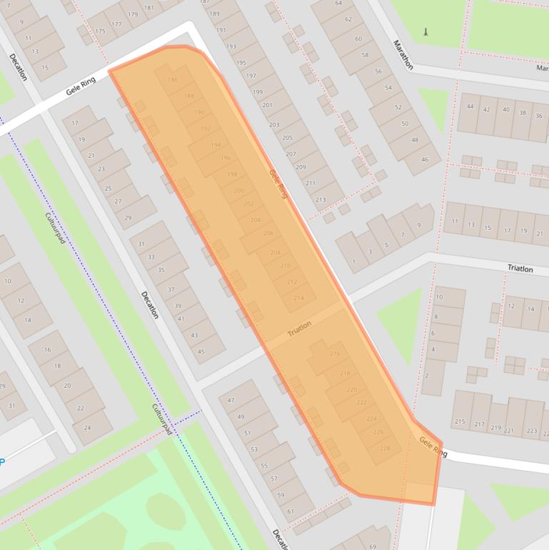 Kaart van postcodegebied 1567JD.