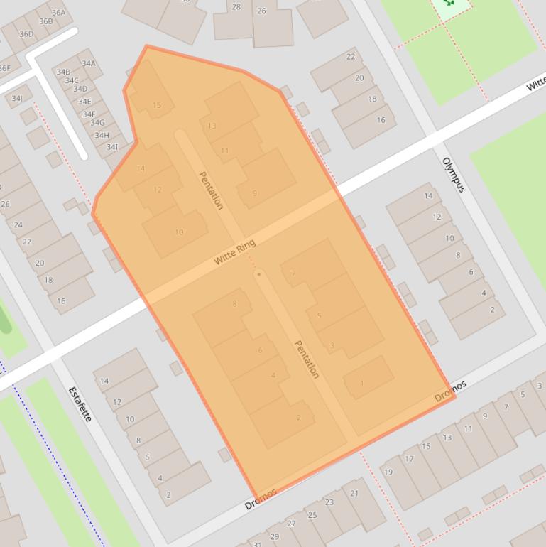 Kaart van postcodegebied 1567JL.