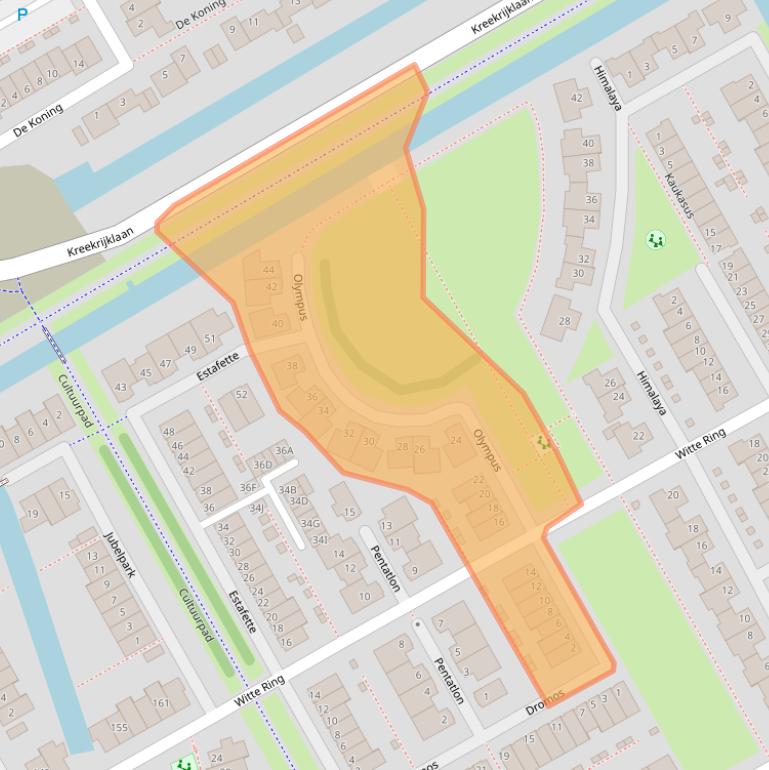 Kaart van postcodegebied 1567JN.