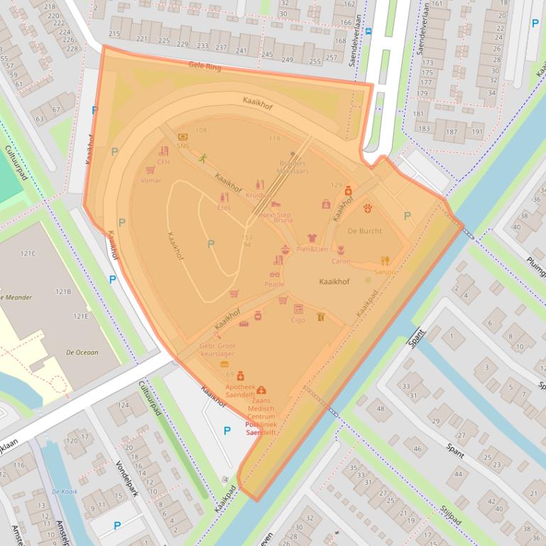 Kaart van postcodegebied 1567JP.