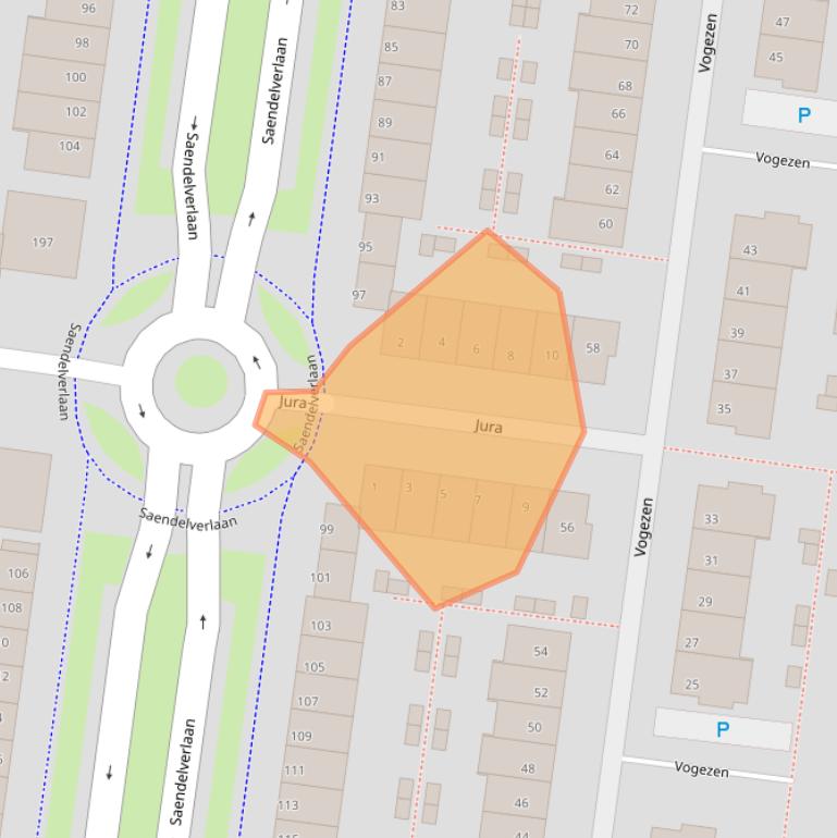 Kaart van postcodegebied 1567KG.