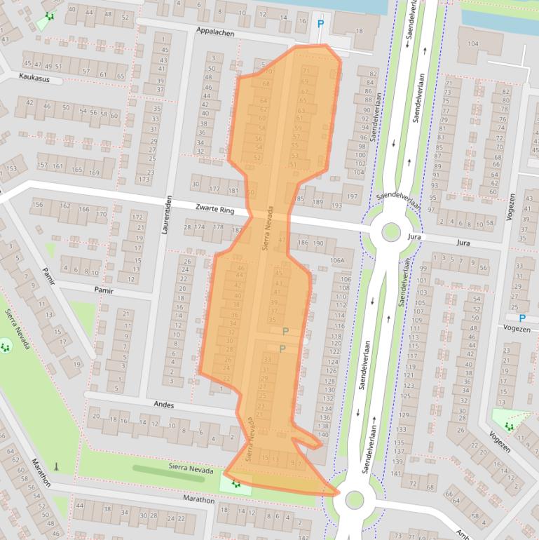 Kaart van postcodegebied 1567KN.