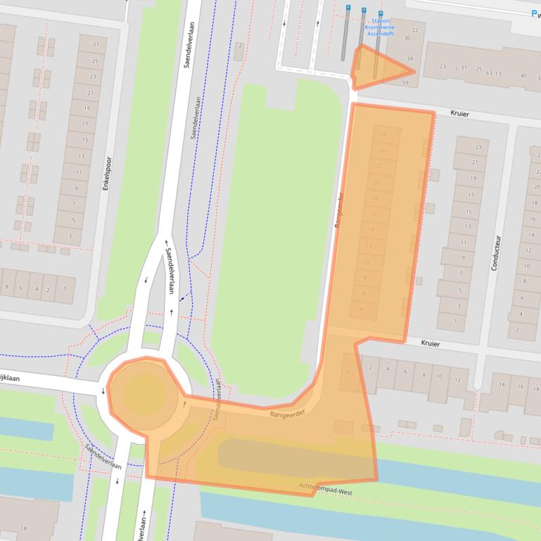 Kaart van postcodegebied 1567LC.