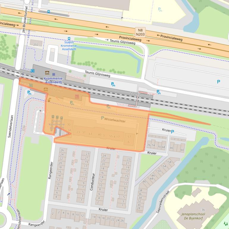 Kaart van postcodegebied 1567LD.