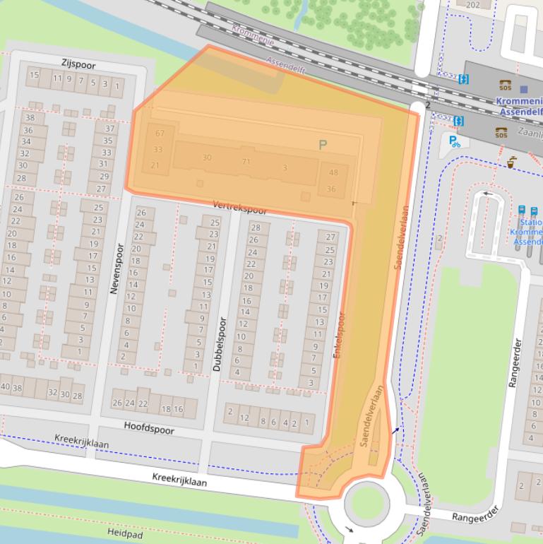 Kaart van postcodegebied 1567LH.