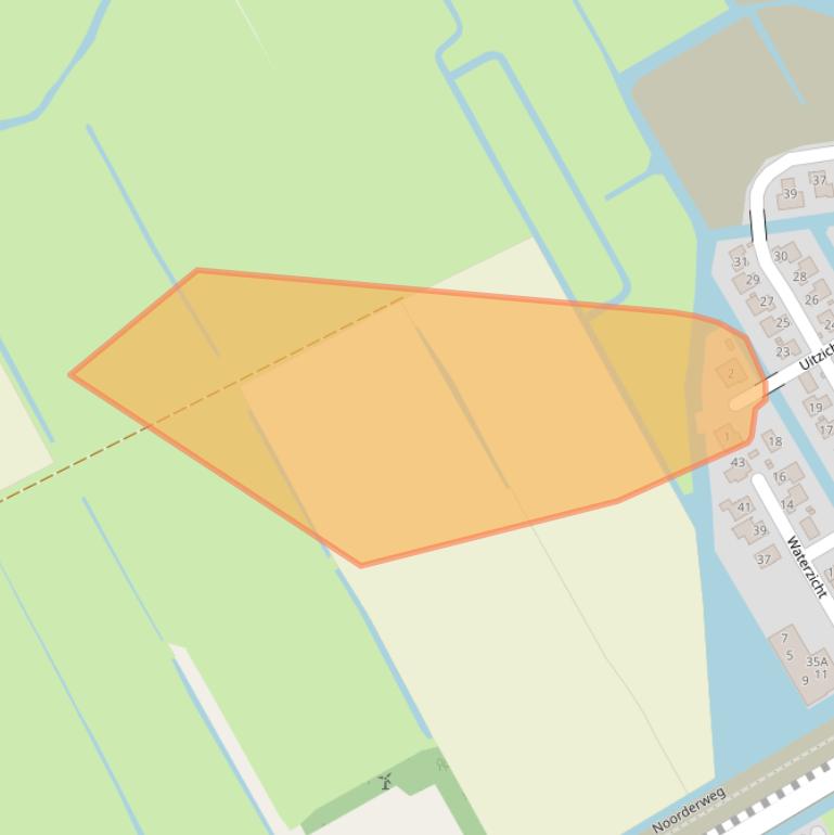 Kaart van postcodegebied 1567MZ.