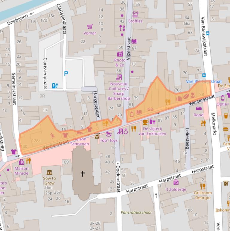 Kaart van postcodegebied 1601AM.