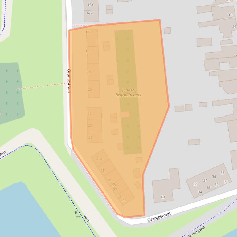 Kaart van postcodegebied 1601BD.