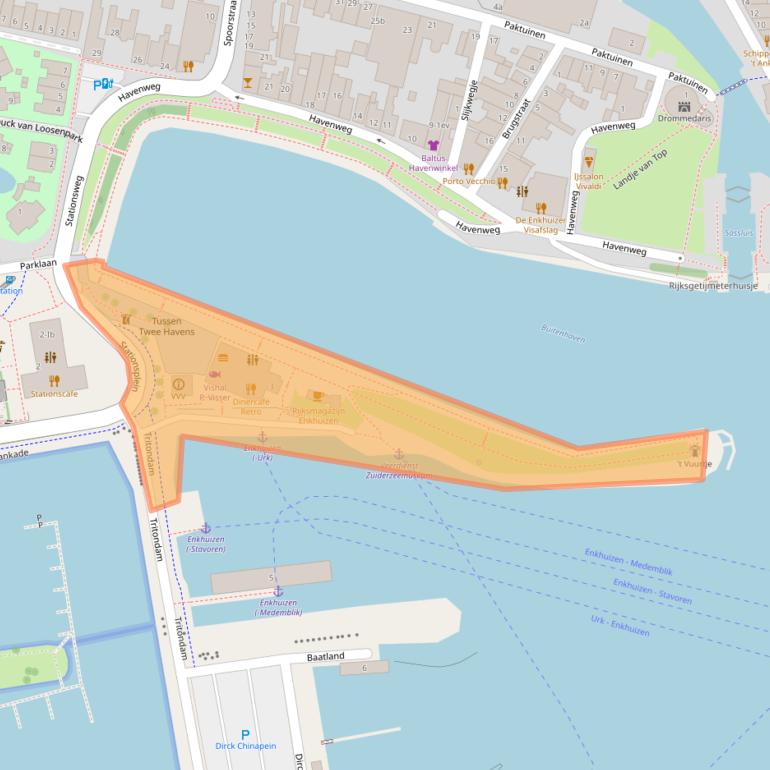 Kaart van postcodegebied 1601EM.