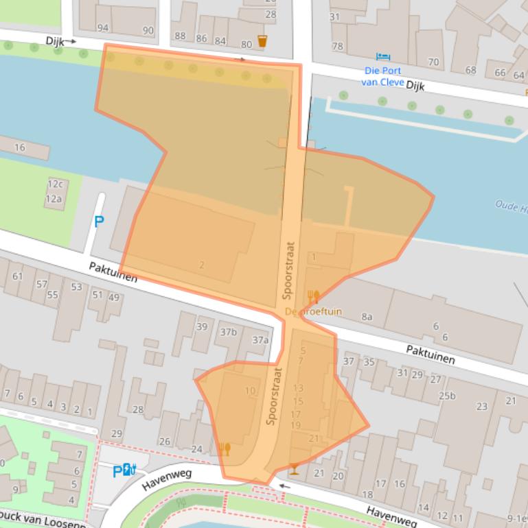 Kaart van postcodegebied 1601GG.