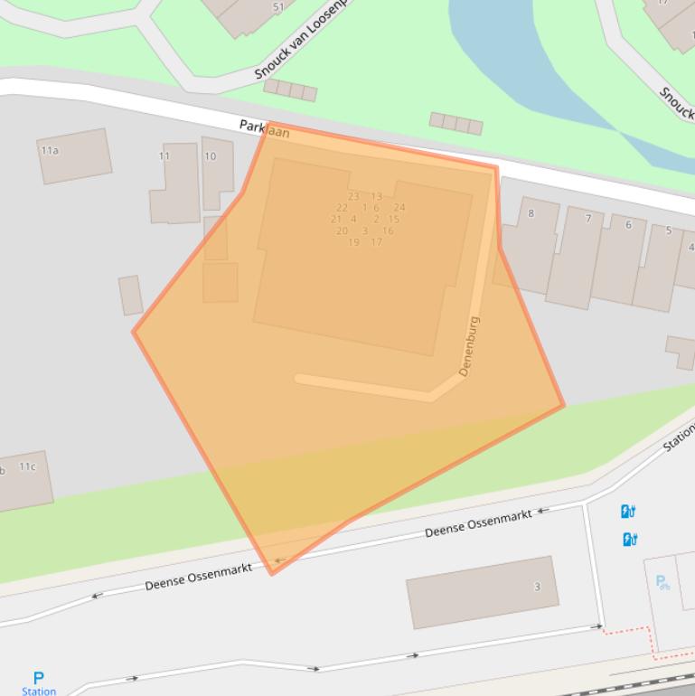 Kaart van postcodegebied 1601GX.