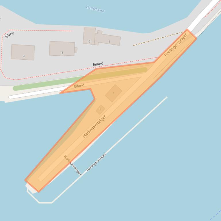 Kaart van postcodegebied 1601KH.