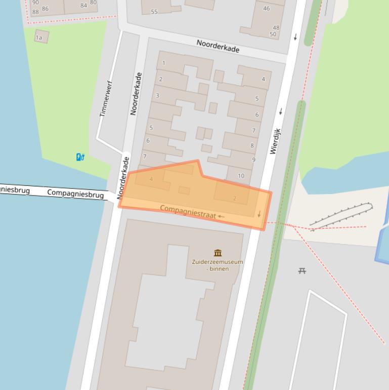 Kaart van postcodegebied 1601LC.