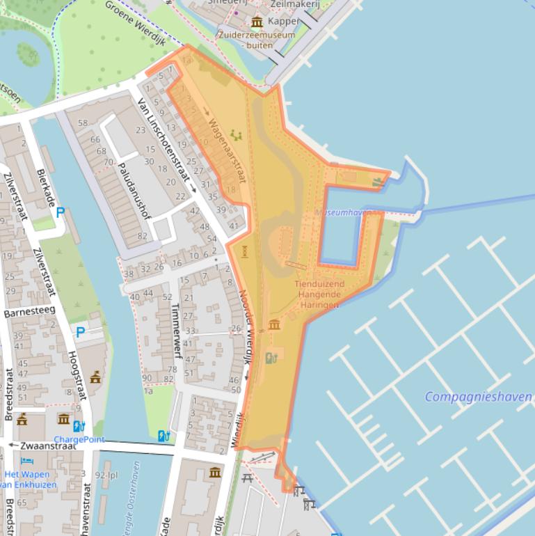 Kaart van postcodegebied 1601LH.