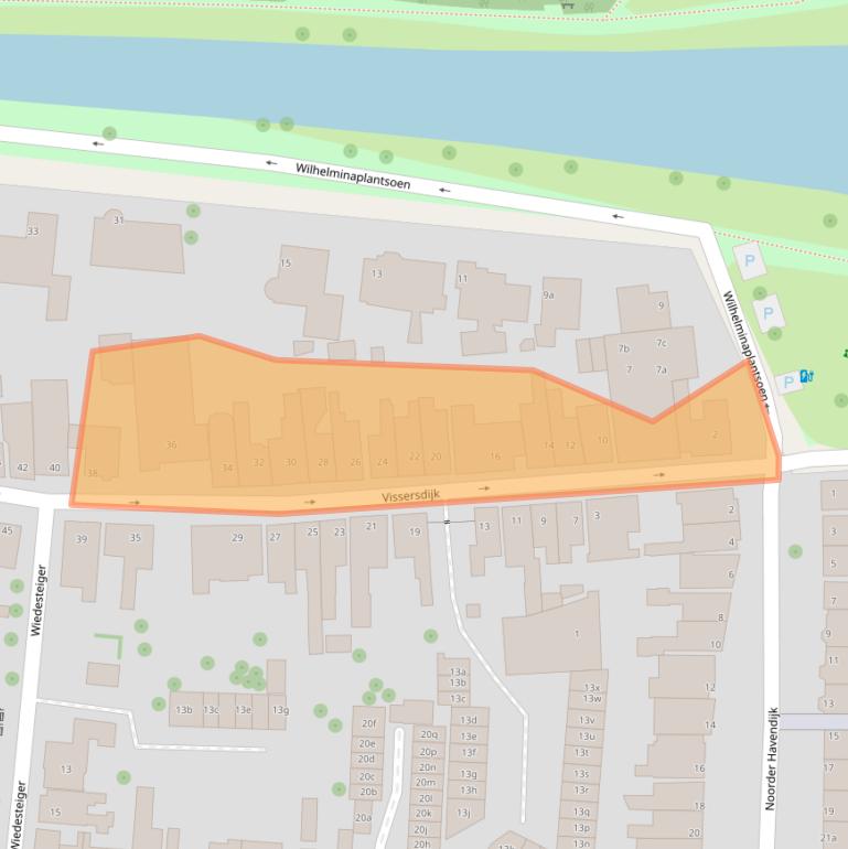 Kaart van postcodegebied 1601LP.