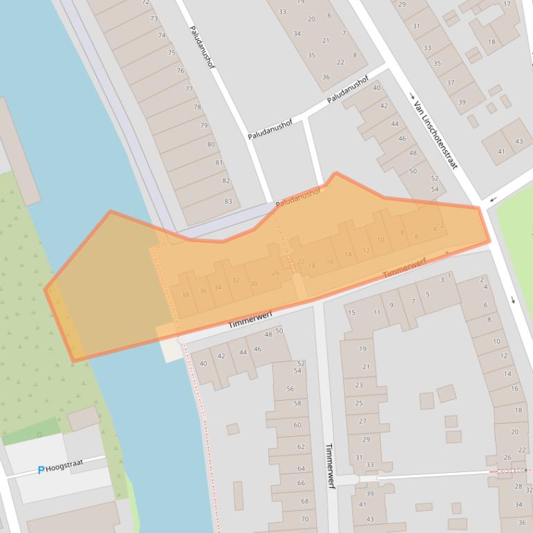 Kaart van postcodegebied 1601LX.