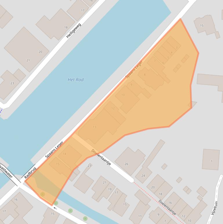 Kaart van postcodegebied 1601PA.