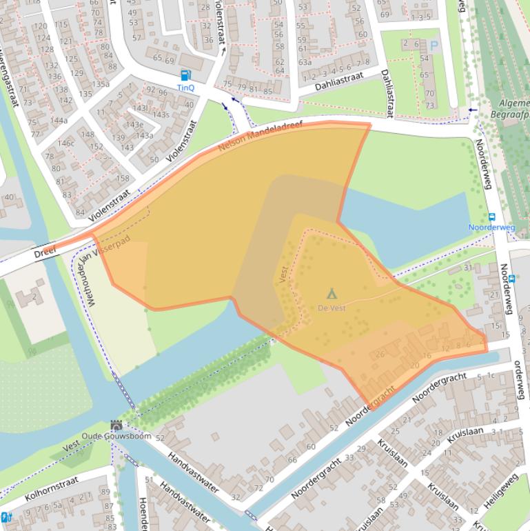 Kaart van postcodegebied 1601PG.