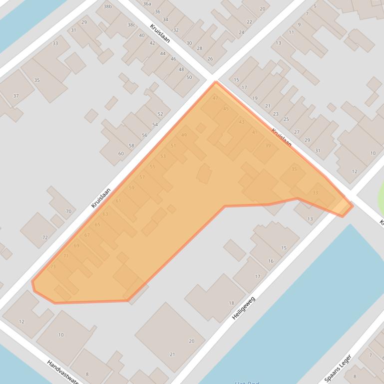 Kaart van postcodegebied 1601PK.