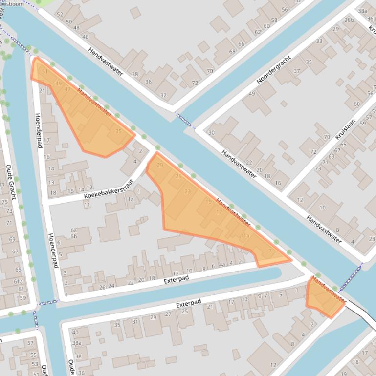 Kaart van postcodegebied 1601PP.