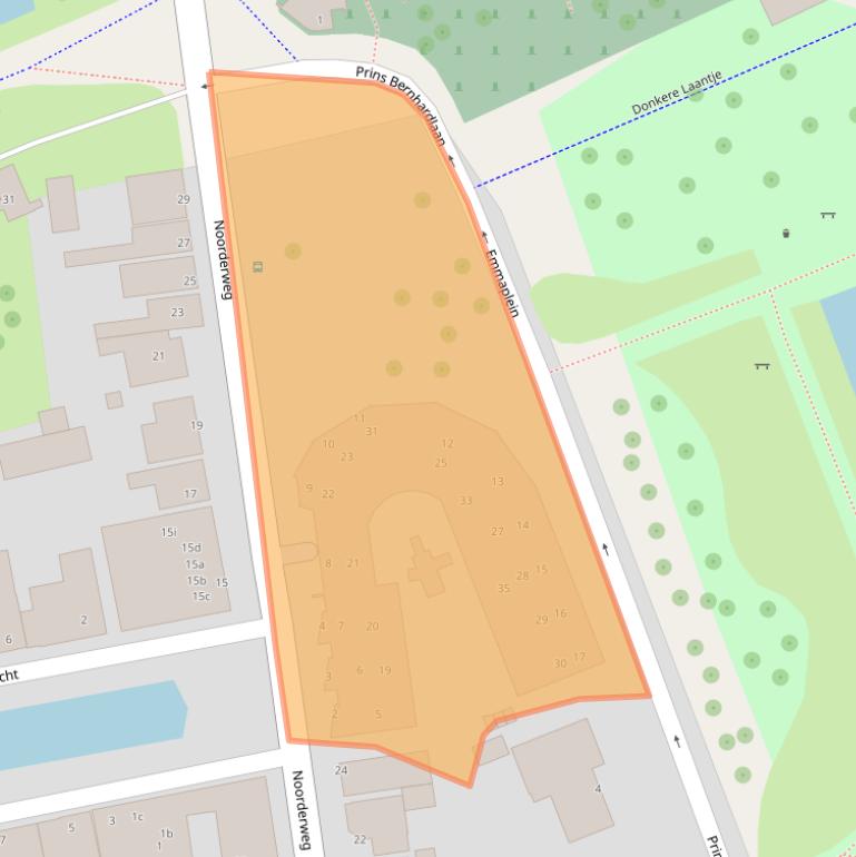 Kaart van postcodegebied 1601PT.