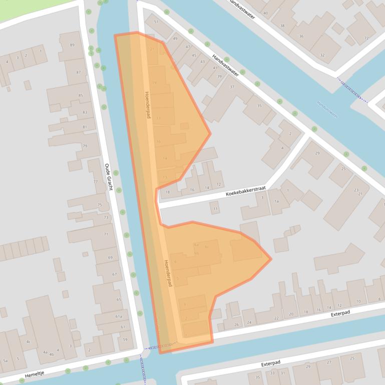 Kaart van postcodegebied 1601RA.