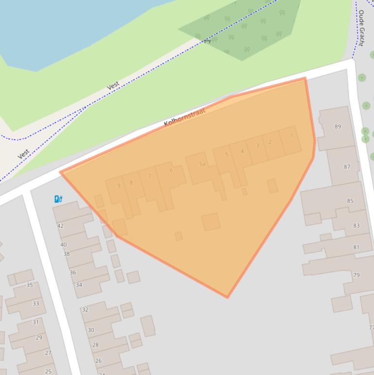 Kaart van postcodegebied 1601RV.