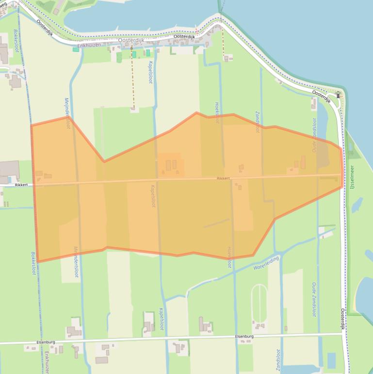 Kaart van postcodegebied 1602DR.