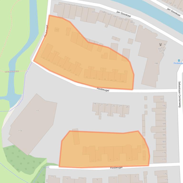 Kaart van postcodegebied 1602EZ.