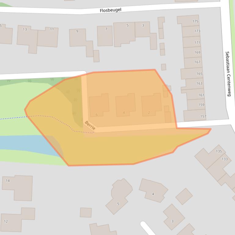 Kaart van postcodegebied 1602GH.