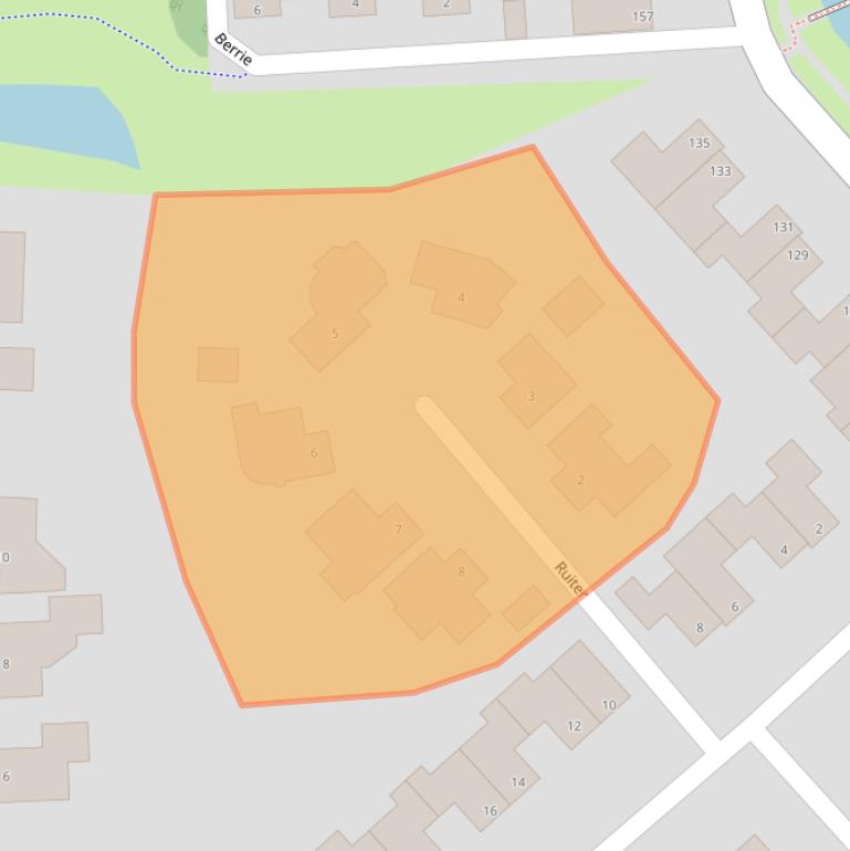 Kaart van postcodegebied 1602JG.