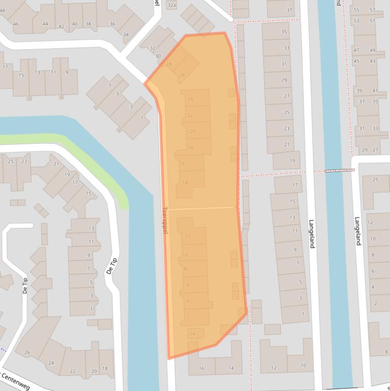 Kaart van postcodegebied 1602KD.
