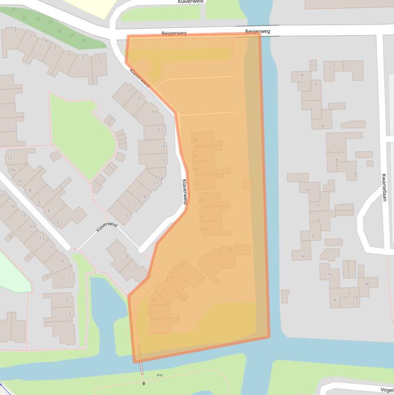 Kaart van postcodegebied 1602LS.