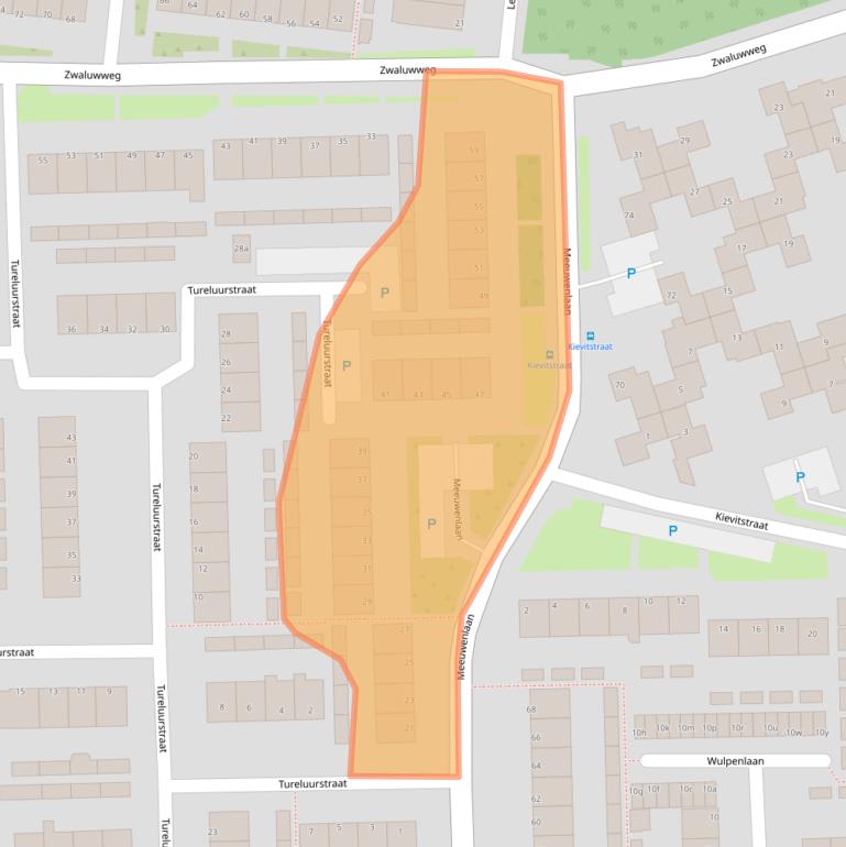 Kaart van postcodegebied 1602NB.
