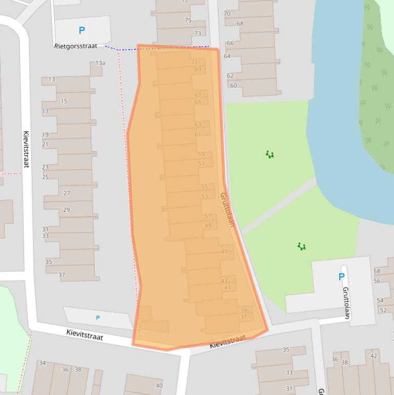 Kaart van postcodegebied 1602PE.