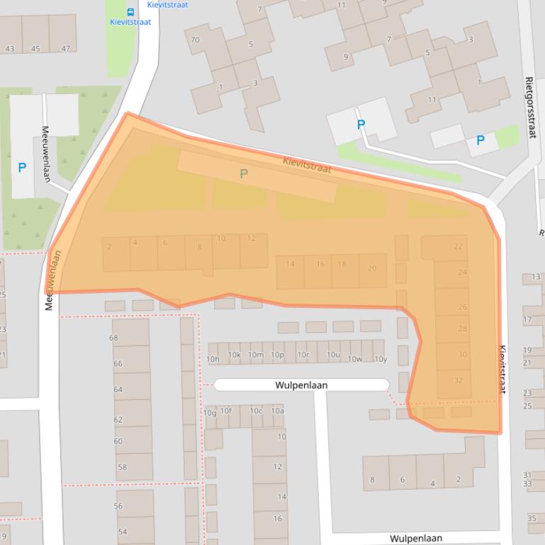 Kaart van postcodegebied 1602PN.