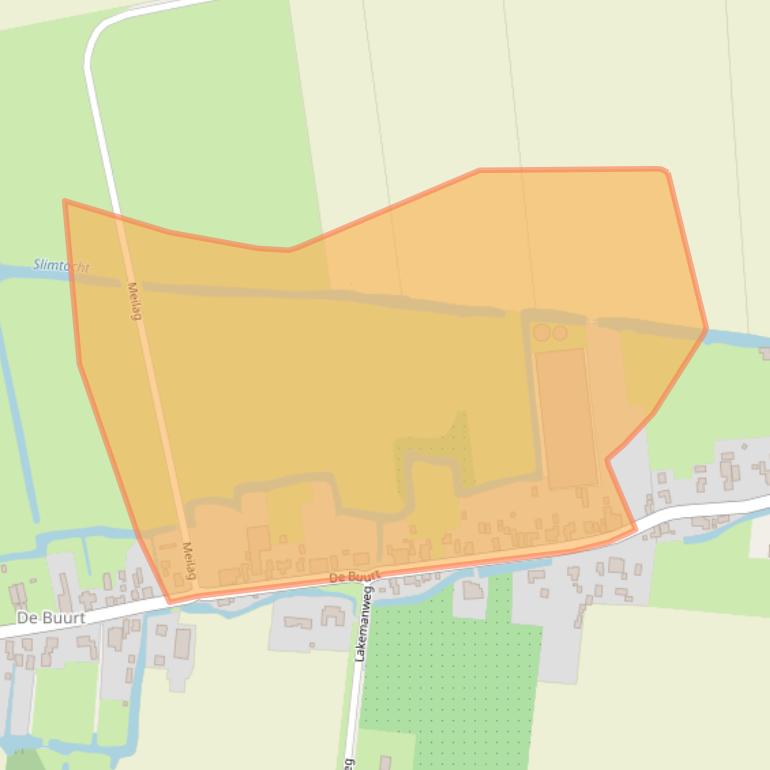 Kaart van postcodegebied 1606AG.